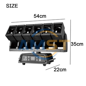 Ed INI ving oving 6 EAD eeam ight 6 uds. 60W wwinging Moving bar Ave bar nake AMP mx512 onontrol <span class=keywords><strong>para</strong></span> Vent J - Product Image 6