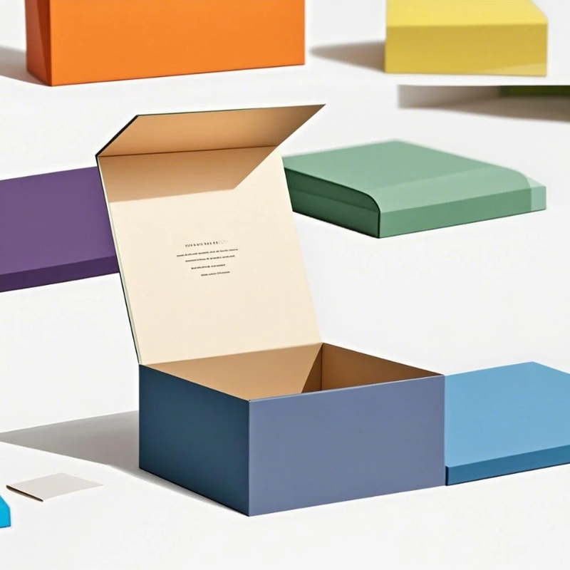 Custom Logo Embossed Rigid Cardboard Magnetic