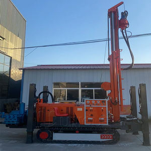 Portable Crawler 200m 260m 300m profondeur hydraulique plate-forme de forage de puits d'eau avec moteur diesel à vendre - Product Image 3