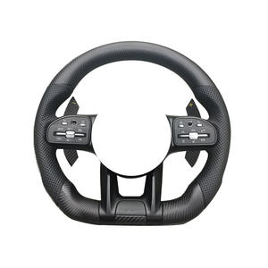 Volante de Fibra de Carbono Personalizable y Duradero para Benz C43 GLC63 E53 CLS53 A220 S560 GLE63 C63 C200 W205 W204 W222 <span class=keywords><strong>AMG</strong></span> GT <span class=keywords><strong>63</strong></span> - Product Image 2
