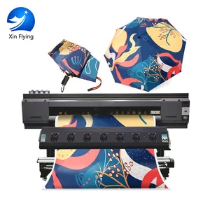 Hot Sale Beste Qualität 3-Kopf-Farbsublimationsdruckmaschine 1900mm Digital Inkjet Heat Transfer Textildrucker Stoff