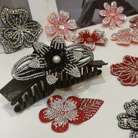 Hot Crystal Patch 3D Strass Patch pour Chaussures Vêtements et Sacs DIY Décoration Appliqued Strass Patch En Gros