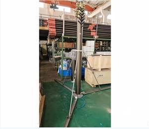 Mástil telescópico neumático de 10m, 12m y 16m con carga útil pesada para montaje de luces de cámara de antena CCTV - Product Image 1