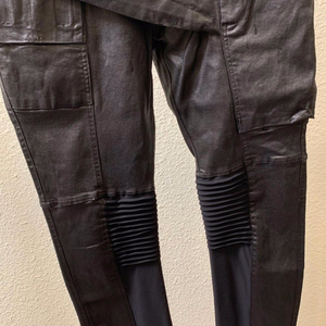 Jeans in Denim Cerato Personalizzati Primavera 2024, <span class=keywords><strong>Abbigliamento</strong></span> Maschile Classico Gotico, Jeans Dritti Rivestiti Stile <span class=keywords><strong>Hip</strong></span> <span class=keywords><strong>Hop</strong></span> - Product Image 3