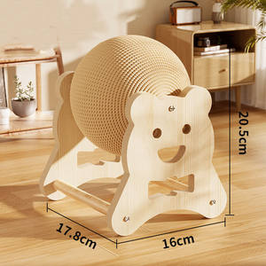 Jouets interactifs pour chat en <span class=keywords><strong>sisal</strong></span> Gratte-balle pour chat Éléphant mignon Gratte-chat - Product Image 4