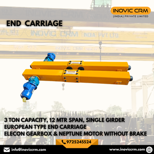 Achetez un chariot d'extrémité de type européen pour pont roulant |   Grue à poutre compacte et à faible hauteur de levage à vendre - Product Image 2