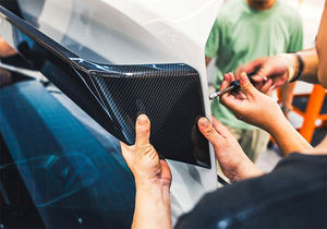 Alettone posteriore in fibra di carbonio a secco per spoiler auto BMW M2 G87 montare leggero <span class=keywords><strong>G42</strong></span> il modello ad ala alta MP a flusso continuo - Product Image 5