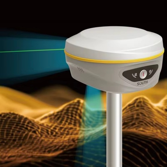 RTK GNSS Receiver Laser Measurement South ALPS1/S20 Base/Rover Dual-Frequency IP68 20h Battery Life 1698 Channels 3mm PPK