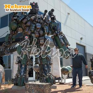 Scultura Robot Personalizzata a Grandezza Naturale, Arte in Metallo Riciclato, Grande Statua di Stormtrooper di <span class=keywords><strong>Star</strong></span> <span class=keywords><strong>Wars</strong></span>, Modello Robot, Scultura Transformers - Product Image 4