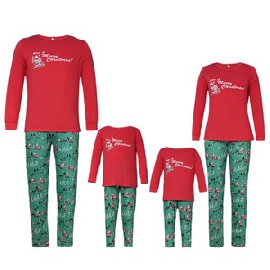 Conjunto de Pijamas Familiares a Juego para Navidad, Personalizados, Rojos y Verdes a Rayas, con Capucha y Cierre, de una Pieza, para Mujeres y Niños, Dropshipping - Product Image 5