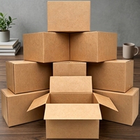 Boîte en carton ondulé simple paroi kraft brun pour l'expédition, l'emballage, la vente en gros, le fabricant, le fournisseur, l'exportation