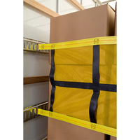 Économiseur de fret Horizontal-Remorque Cargo Net Sécurité Cargo Net Robuste Facile À Installer Coulissant Palette Rack Filet De Sécurité Pour Camion