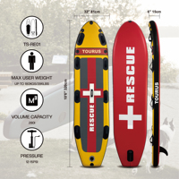 Planche de sauvetage SUP de nouvelle conception pour la pratique du surf, planche de sauveteur à vendre