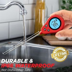 Termómetro Digital para Carne, Termómetro para Alimentos para Cocinar, Asar, Hornear Pan y Freír al Aire, Utensilios de Cocina - Product Image 2