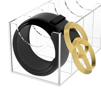 Présentoir en acrylique transparent sur mesure pour ceintures, élégant support pour cravates, nœuds papillon, bijoux, montres, usage domestique, sérigraphié