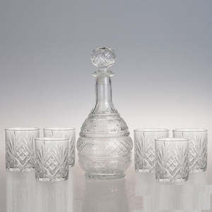 Juego de decantador de whisky de cristal al por mayor de fábrica Juego de vasos de whisky - Product Image 6