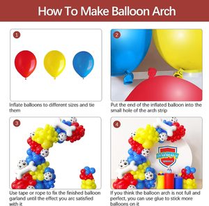 Kit Arco di Palloncini <span class=keywords><strong>Paw</strong></span> <span class=keywords><strong>Patrol</strong></span>, Decorazioni per Feste di Compleanno e Baby Shower per Bambini - Product Image 6