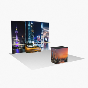 <span class=keywords><strong>De</strong></span> gran tamaño rectángulo libre permanente portátil iluminado tejido elástico feria Sistema <span class=keywords><strong>de</strong></span> Visualización - Product Image 2