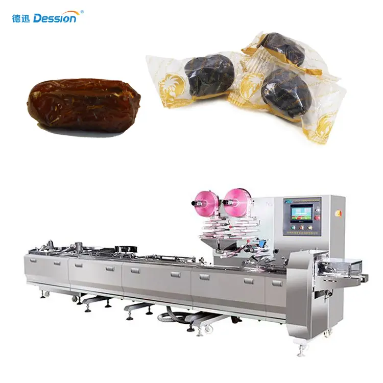 Hot sell dates packing machine fully automatic dates packaging machines horizontal packing production line