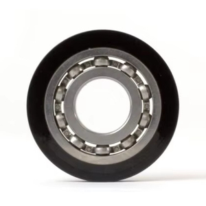 Rodamientos de goma de alta resistencia Rodillos de rodamiento de goma de poliuretano Ruedas de <span class=keywords><strong>PU</strong></span> Ruedas de goma personalizadas Ruedas de viaje de robot - Product Image 1