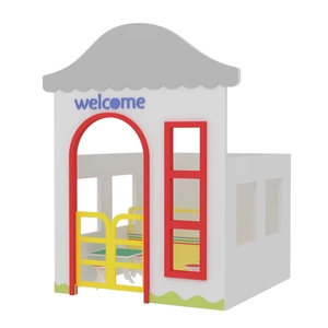 Casa de Juegos de Imitación de Ciudad para Niños Pequeños, Juegos de Rol, Casa de Juegos de Rol de Ciudad, Sala de Juegos, Equipo de Juegos Interior para Niños - Product Image 4
