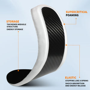 <span class=keywords><strong>Solette</strong></span> in Fibra di Carbonio Premium, Comode <span class=keywords><strong>per</strong></span> Sport e Corsa, Cuscinetti <span class=keywords><strong>per</strong></span> Piedi Neri, Personalizzabili e <span class=keywords><strong>Antiscivolo</strong></span> - Product Image 2