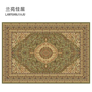 Vải Nhung Mềm Máy Made Custom In Cổ Ngoài Trời Hand Made Red Khu Vực Ba Tư Thảm Và Thảm Cho Phòng Khách - Product Image 3