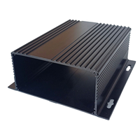 Mini boîtier hôte d'ordinateur de contrôle industriel personnalisable 118*61 boîtier d'extrusion d'aluminium boîtiers d'instruments électroniques