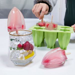 Molde de silicona de grado alimenticio con forma de estrella para helados, ideal para uso doméstico y comercial, reutilizable, fácil de limpiar y resistente al calor. ¡Gran oferta! - Product Image 2