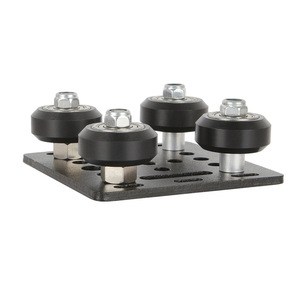Kit de poulie profilée 3DSWAY 2020, construction en aluminium V-Slot avec roulettes rouges pour accessoires d'imprimante 3D - Product Image 3