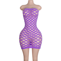 Jupe en résille exotique, vêtements de club, performances, vêtements de danse en maille, tenue de danseuse, tenues de strip-teaseuse, vente en gros, tendance sexy, look de la vie nocturne