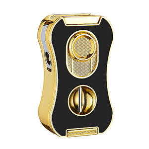 ไฟแช็คซิการ์แบบพกพา 5 in 1 คุณภาพสูง กันลม พร้อมที่ตัดและที่เจาะ  แบบตั้งโต๊ะสั่งทำพิเศษ - Product Image 1