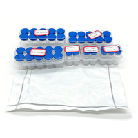 Flacons en verre borosilicaté neutre 3ml 5ml 7ml 10ml stériles jetables avec bouchon en aluminium et emballage en sachet respirant pour antibiotiques/liquides