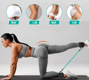 Producto caliente Bandas de resistencia de tobillo para hacer ejercicio con puños Kickbacks Ejercicios de entrenamiento de glúteos DE CADERA - Product Image 2