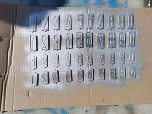 24cm Rubber Roll Size Hot Stamping Machine For <strong>Stamp</strong> Foil &amp; Ribbon Car Motorcycle License Plate Embossed Number &amp; Letter Convex - Product Image 3