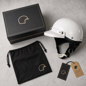 Factory Direct Lightweight Breathable Half Face <strong>Scoop</strong> Helmet for Electric Scooter Moped Motorcycle Riding - Product Image 4