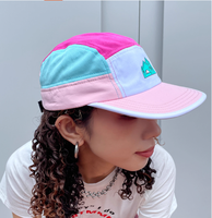 Casquette de course à pied et de cyclisme respirante, à séchage rapide, légère, en maille, Dry Fit, 5 panneaux, pour hommes et femmes