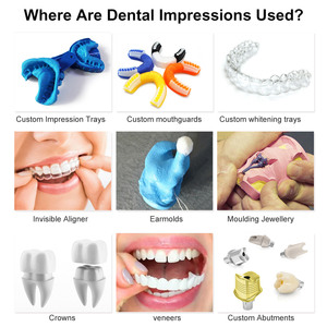 Smile Find Earmold Odontologia <span class=keywords><strong>Protesis</strong></span> modanatura prodotti Agar Kit stampo denti Silicone stucco odontoiatrico impronta materiali - Product Image 5