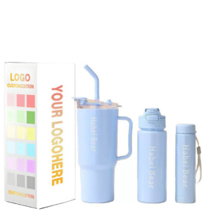Nouvelle Tasse Portable, Mignon Mug d'Inspiration pour Enfants Individuel, Bouteille d'Eau en Plastique Grande Capacité Sports Trois-en-Un - Product Image 1