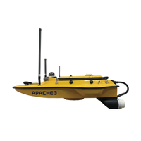 CHCNAV Apache 3 USV RTK, navire d'arpentage sans pilote, sondeur à faisceau unique pour la cartographie topographique sous-marine