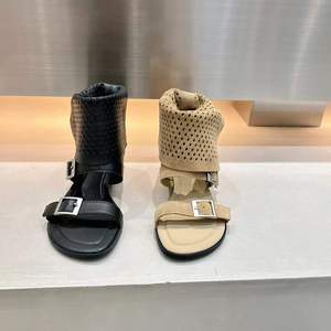 Sandales <span class=keywords><strong>compensées</strong></span> respirantes et légères à bride unique, bottines d'été, nouvelle collection, bottes tendance pour femmes - Product Image 5