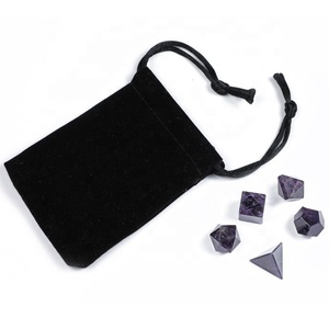 Juego de geometría de amatista con bolsa de terciopelo |   Decoración Geométrica para el Hogar, con Propiedades Curativas - Product Image 1