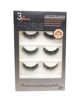 3 paires de cils naturels, bande claire, cils 3D, faux cils naturels longs, faits à la main, invisibles, bande mince