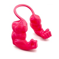 2025 nouveau drôle créatif 3D imprimé vert géant chat Muscle bras parodie accessoire pour animaux de compagnie
