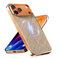 Funda Magnética para Teléfono con Diseño Innovador sin Marco, Resistente a Golpes y Antifricción para iPhone 17 Air Pro Max Huawei