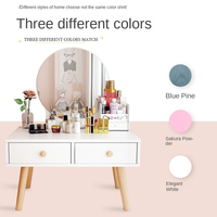 Prix d'usine, fabricant, fournisseur, petite coiffeuse, coiffeuse avec miroir, coiffeuse avec lumière LED