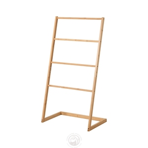 4 Tier trang trí tre chăn giá với kệ lưu trữ freestanding <span class=keywords><strong>Rack</strong></span> khăn cho phòng tắm - Product Image 2