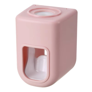 Wholesale Automatic <b>Toothpaste</b> Dispenser Bathroom Accessories Set Wall Storage Supplies - Product Image 2