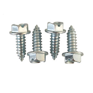 <span class=keywords><strong>SUNO</strong></span> Tornillos No Estándar de Acero Chapado en Zinc, Cabeza Plana con Brida Hexagonal, Moleteado, Antideslizante, Rosca Fina Autorroscante - Product Image 3