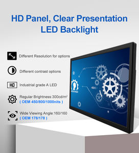 21.5 inç 1920*1080 HD-MI VGA AV BNC USB geniş ekran plastik TFT VESA duvara monte endüstriyel Lcd monitör - Product Image 5